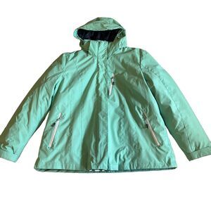 ZeroXposur Winter Coat Women’s XXL Blue Turquoise Removable Liner Hood Snow Ski